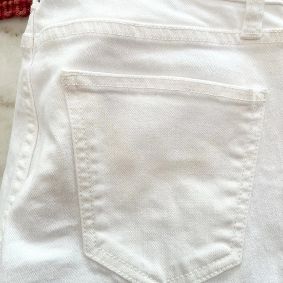 NWT Current/Elliott The Stiletto White Skinny Denim Jeans Size 25 - Picture 6 of 6